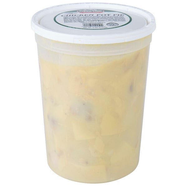 Spring Glen Fresh Foods Chicken Pot Pie Soup 5 lb. - 2/Case