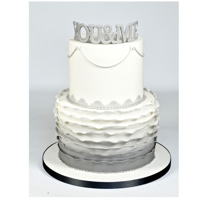 FMM Sugarcraft Curved Words, YOU&ME