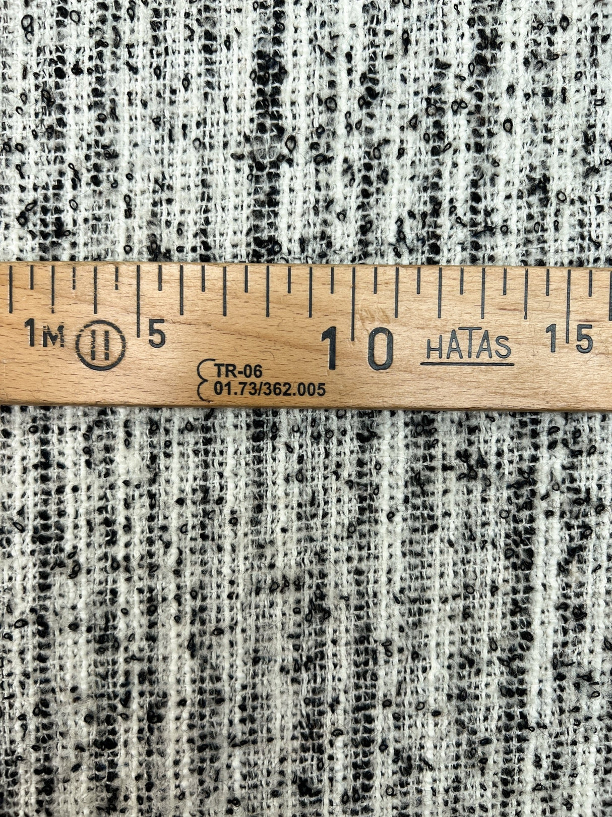 Cotton Bouclé Melange Black