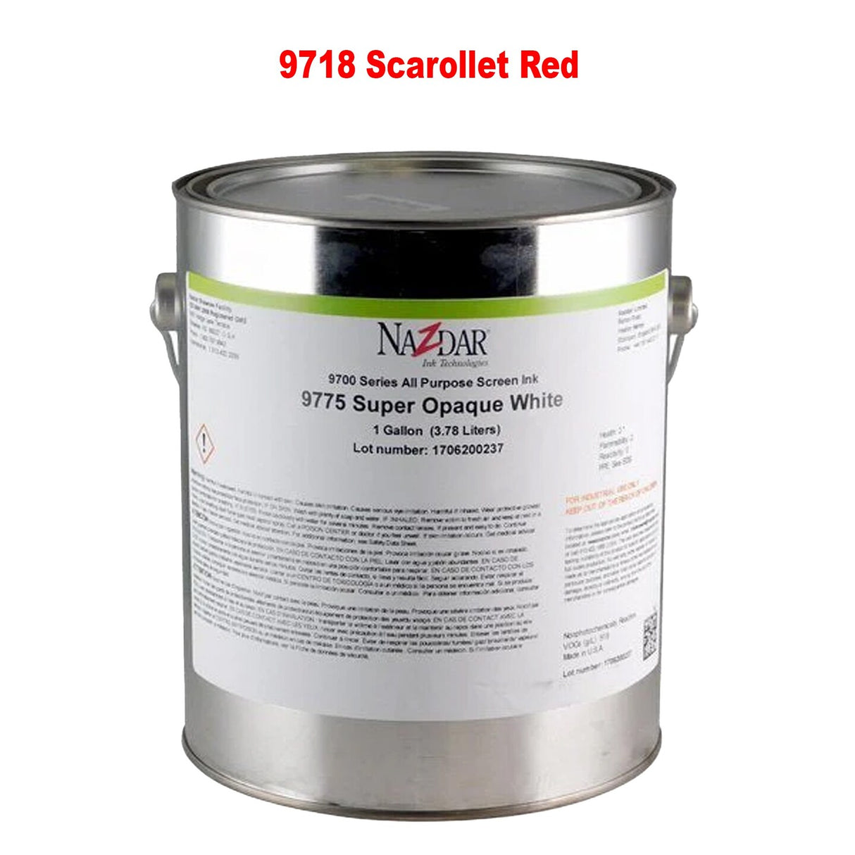 Versatile Nazdar All Purpose Ink for Durable Screen Printing