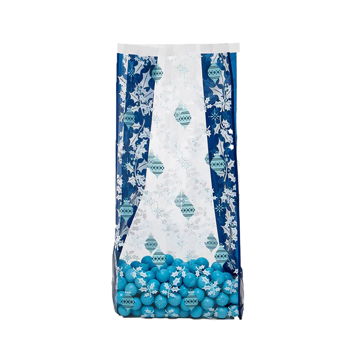 Christmas Patterned Cello Bags 5” x 3” x 11.5”