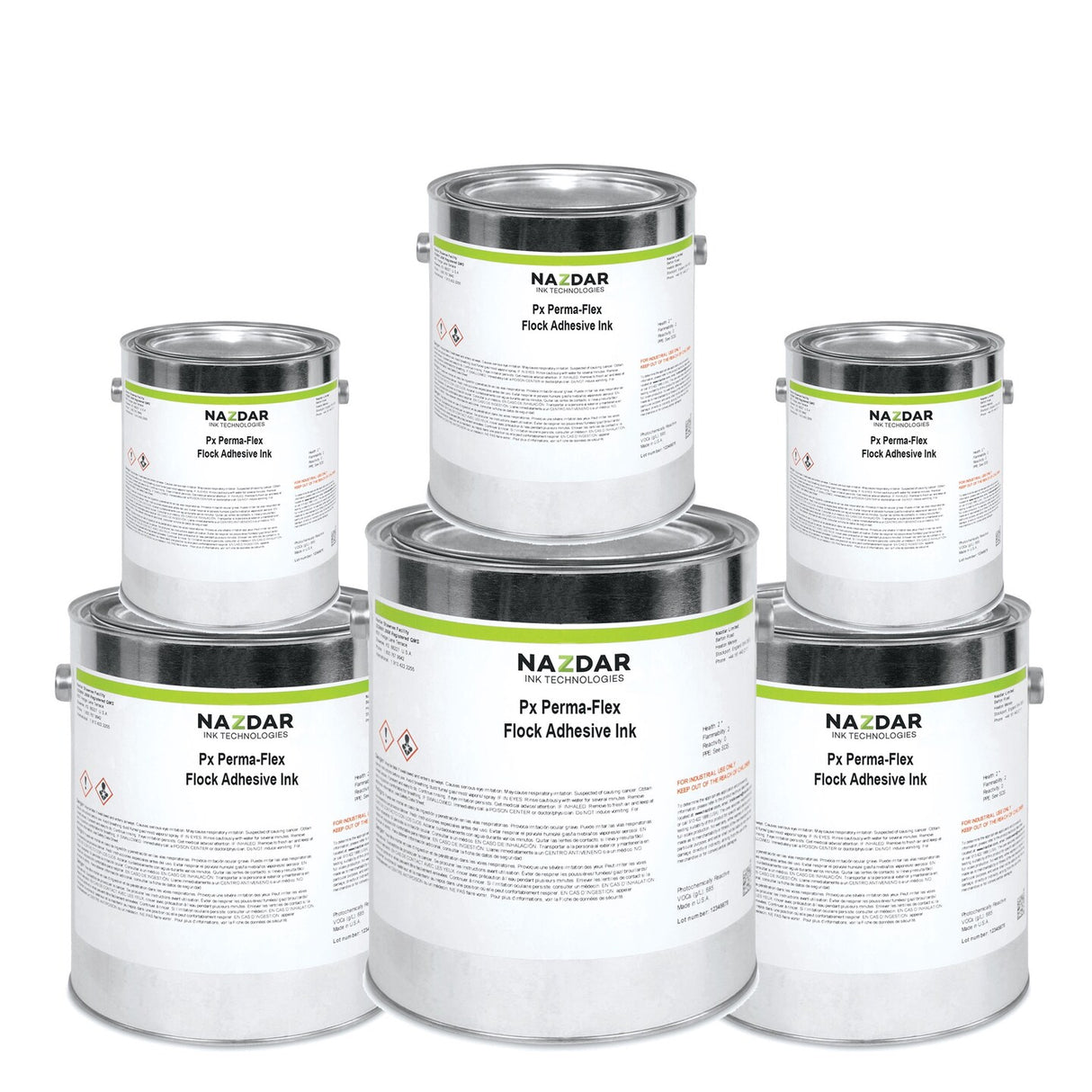 Nazdar Px Perma-Flex Flock Adhesive Ink Quality for Printing