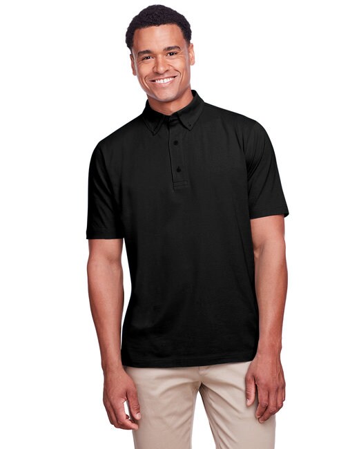 UltraClub® Men's Lakeshore Stretch Cotton Performance Polo