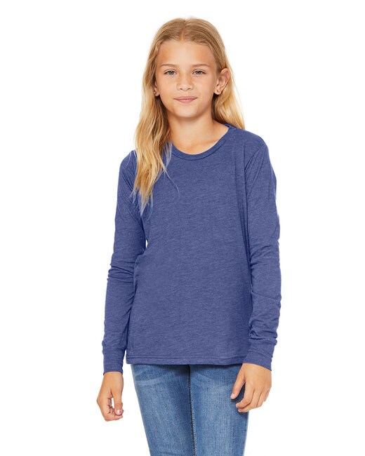 Bella + Canvas® Youth Triblend Long-Sleeve T-Shirt - 3513Y