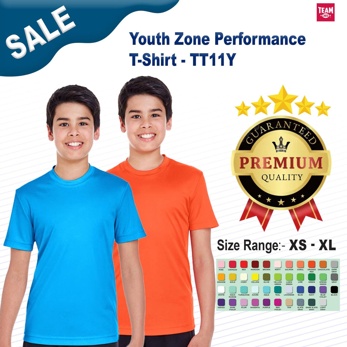 Team 365® Youth Zone Performance T-Shirt