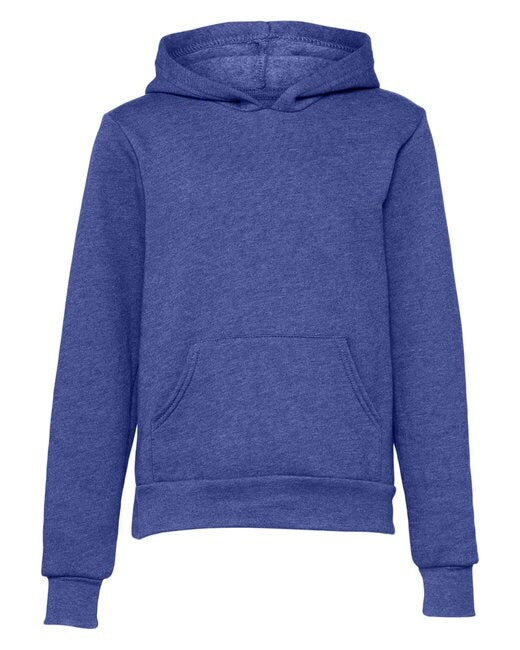 Bella + Canvas® Youth Sponge Fleece Pullover Long Sleeve Hooded Sweatshirt