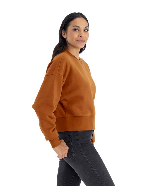 Next Level® Ladies' Heavyweight Long Sleeve Crewneck Sweatshirt