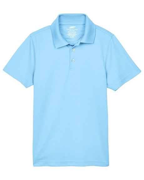 UltraClub® Youth Cool & Dry Mesh Piqué Polo