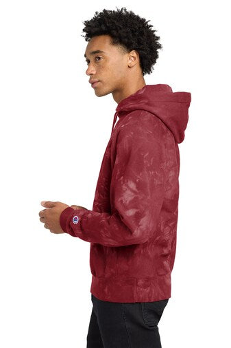Champion® Scrunch Dye Tie-Dye Hooded Sweatshirt