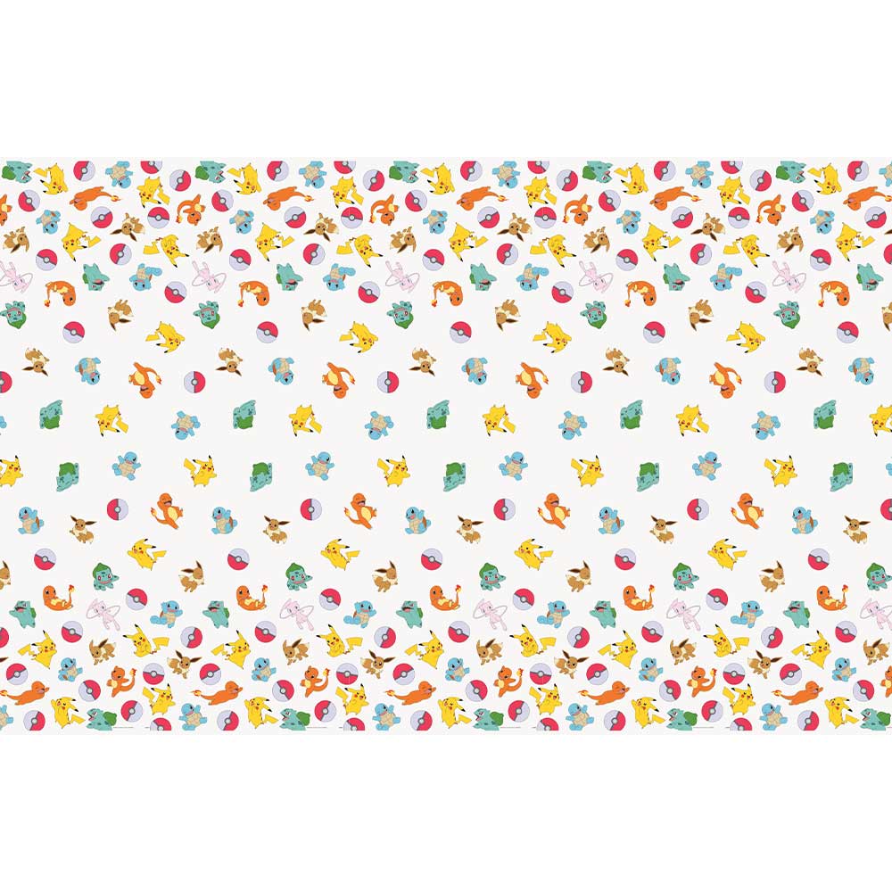Pokemon Plastic Table Cover 54" x 84"