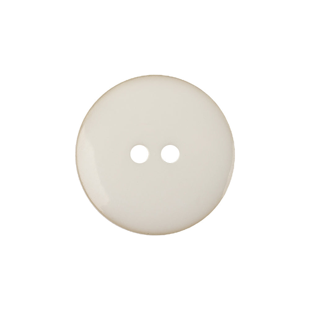 Ivory Iridescent 2-Hole Plastic Button - 34L/21.5mm