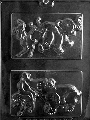 Political Elephant / Donkey Chocolate Mold