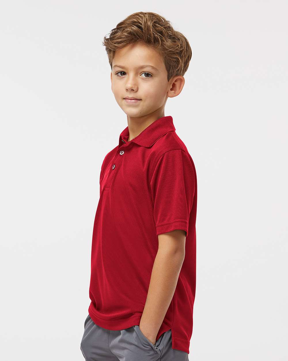 Paragon® Youth Saratoga Performance Mini Mesh Polo