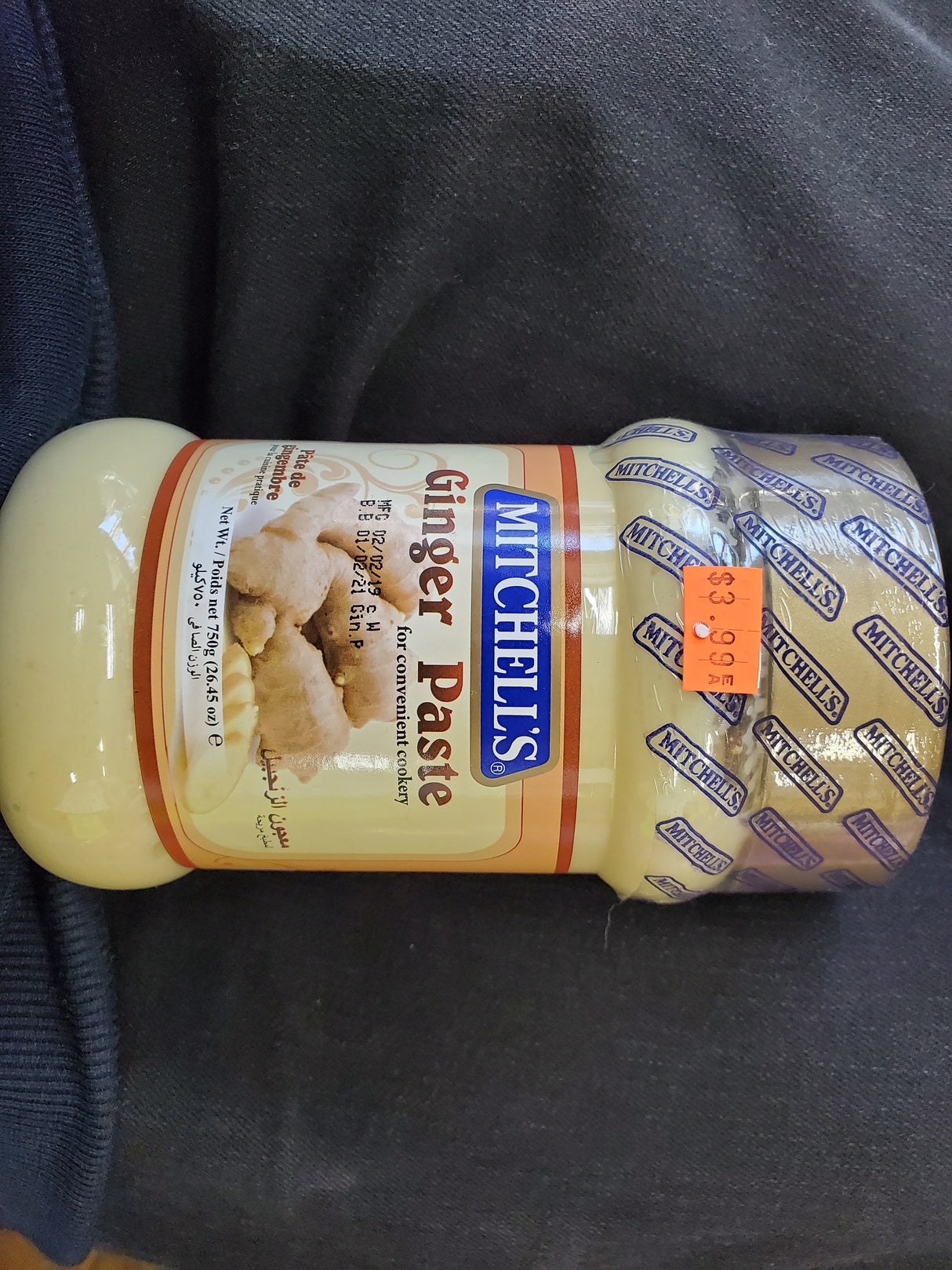 MITCHELL'S Ginger Paste 750g