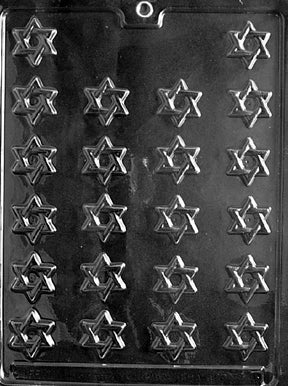 Bite Size Star Of David Chocolate Mold - LPR005