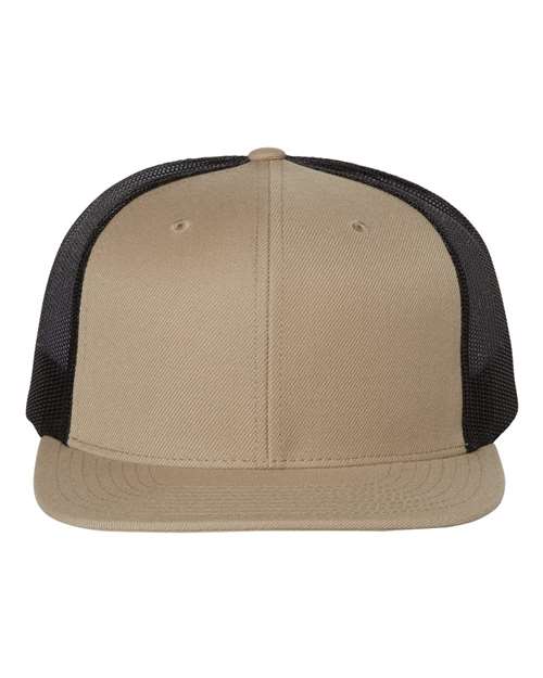 Richardson® Wool Blend Flat Bill Trucker Cap