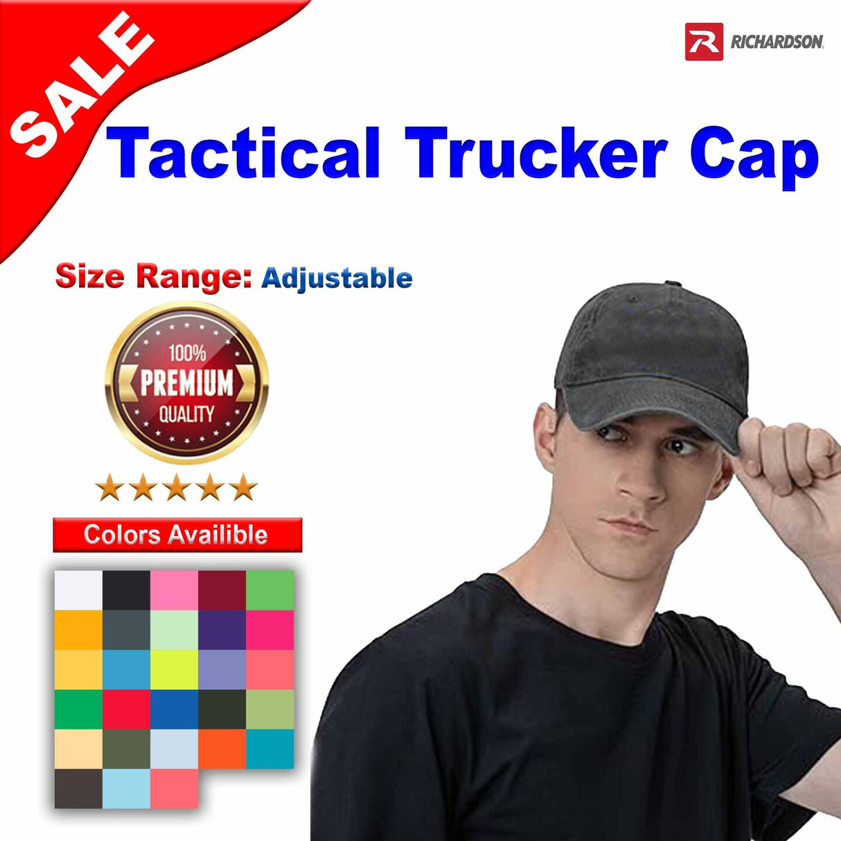 Richardson® Tactical Trucker Cap