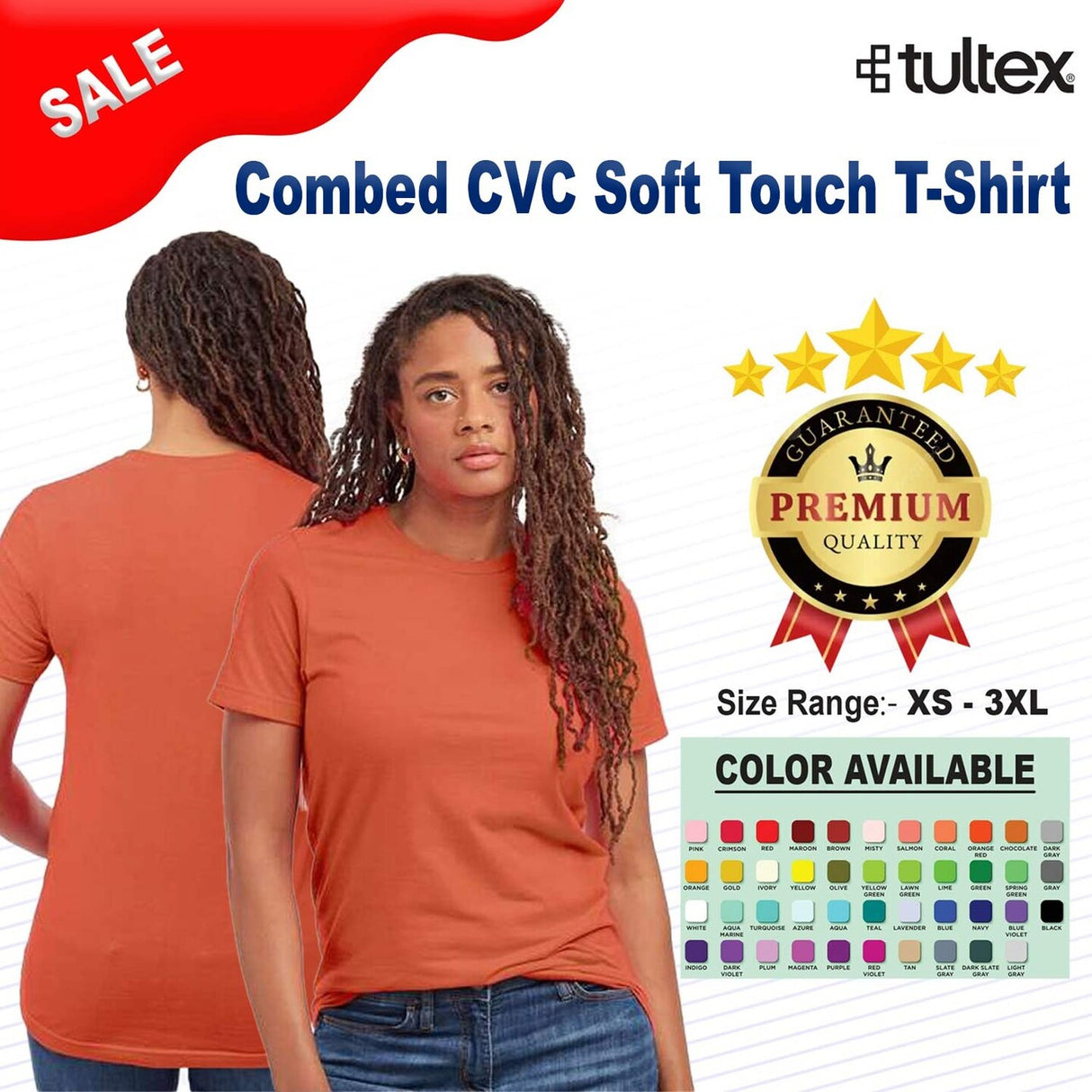 Tultex® Combed CVC Soft Touch T-Shirt