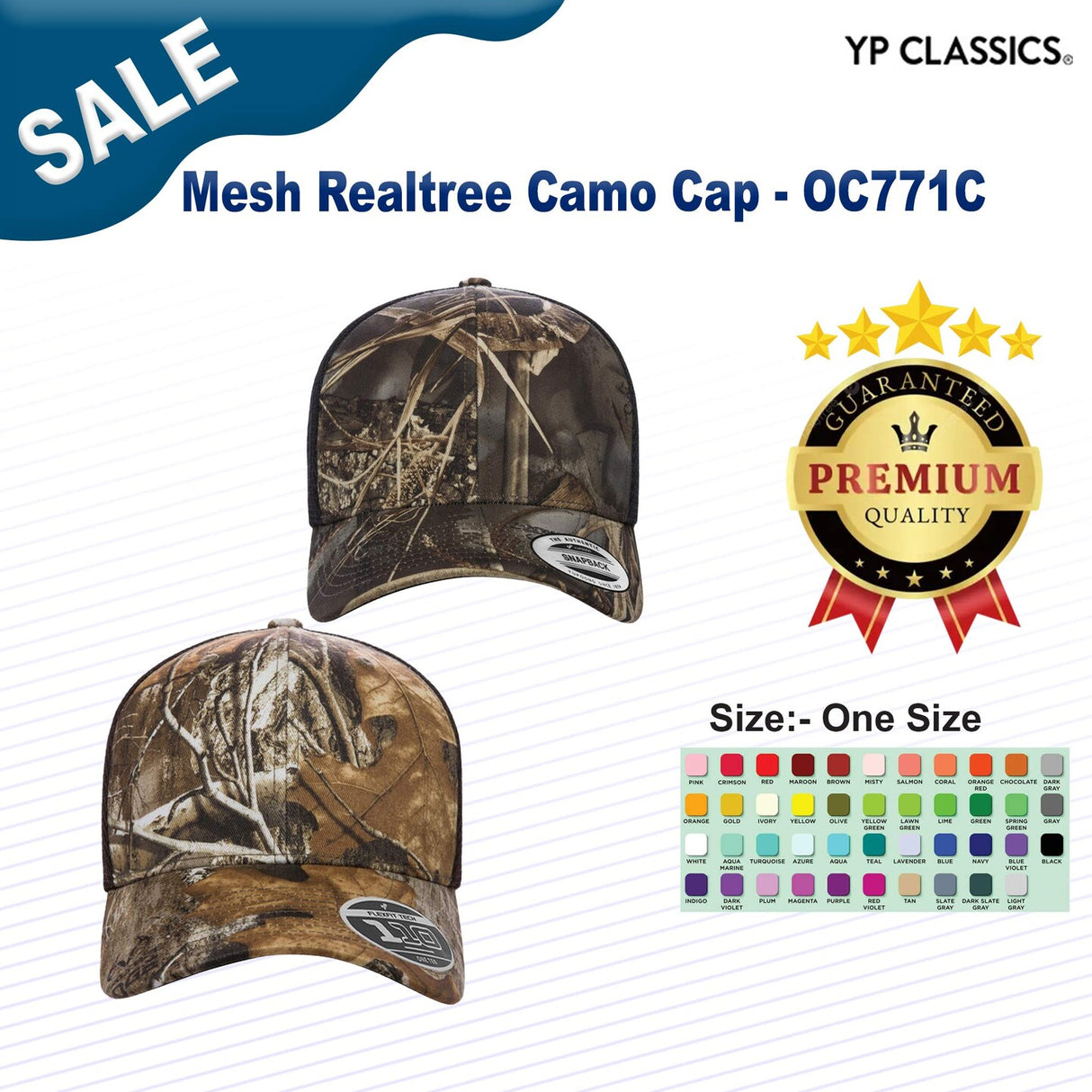 YP Classics® Mesh Realtree Camo Cap