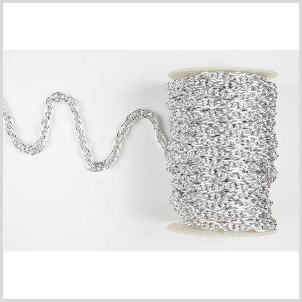 3/8" Silver Aluminum Metal Chain