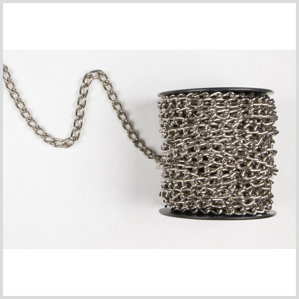 Silver Steel Chain - 9 mm
