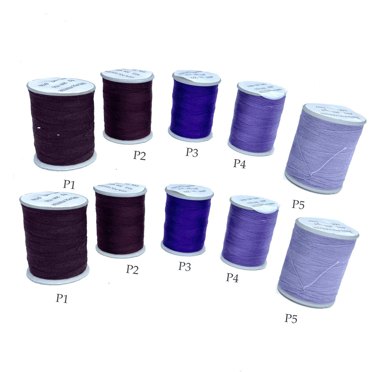 200 Yards Purple Polyester Thread Small Spool for Sewing & Craft Projects