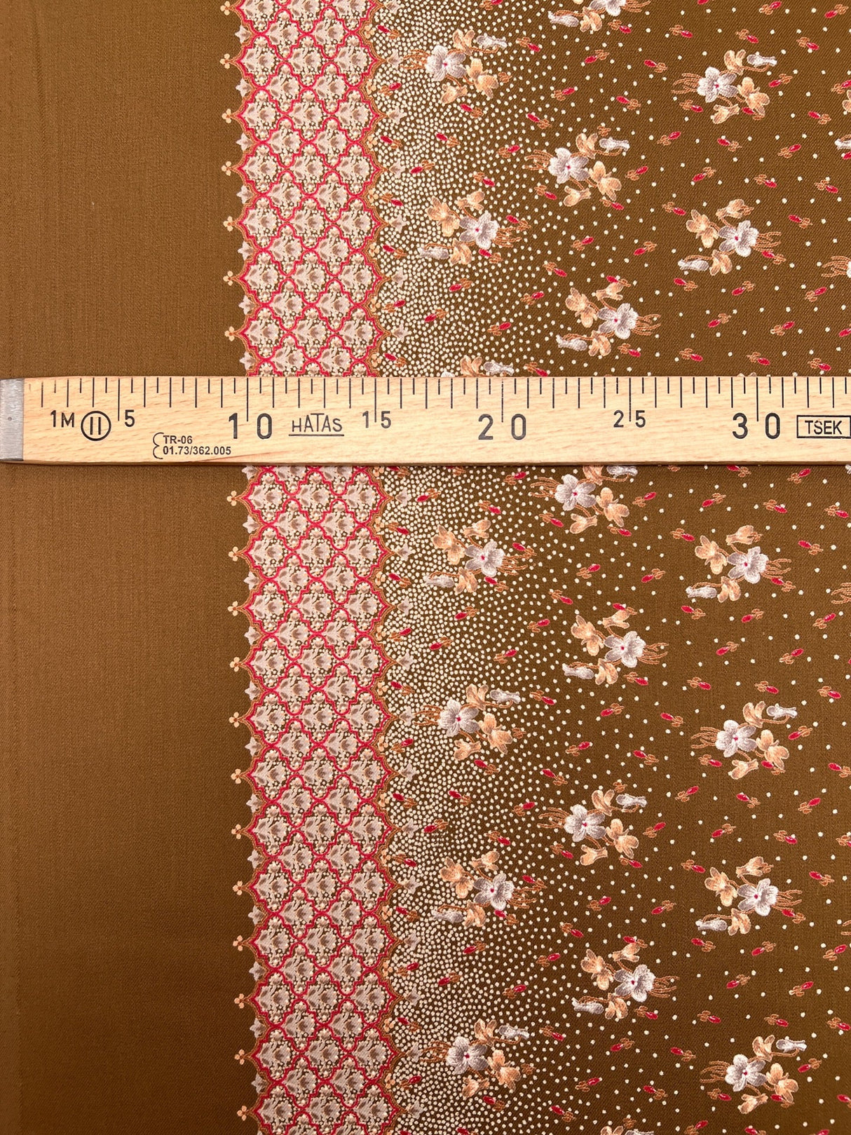 Acrylic Twill Floral Multicolour