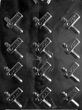 Bite Size Purim Piece Chocolate Mold - LPR034