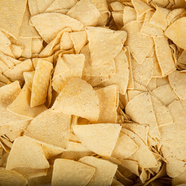 Mission 30 lb. 4-Cut Yellow Unfried Corn Chips