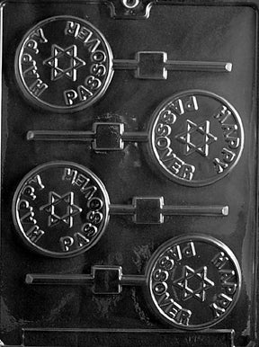 Happy Passover Lolly Chocolate Mold - LPR050