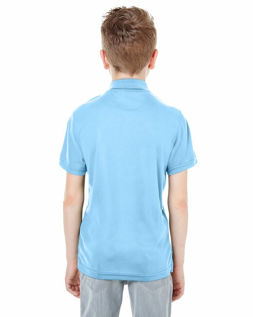 UltraClub® Youth Cool & Dry Mesh Piqué Polo