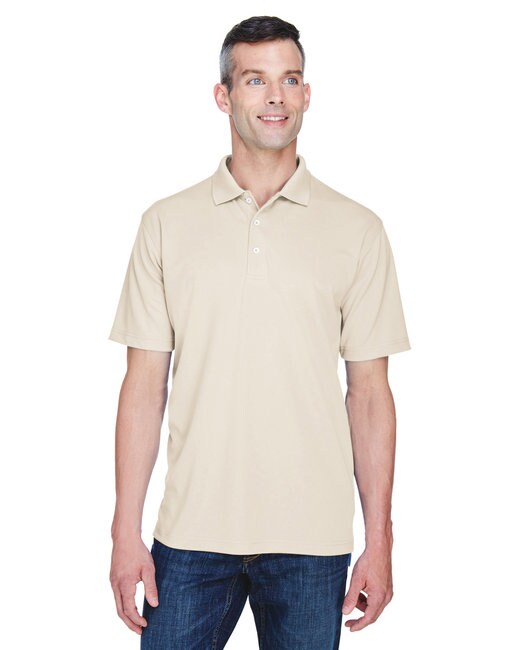 UltraClub® Men's Cool & Dry Stain-Release Performance Polo