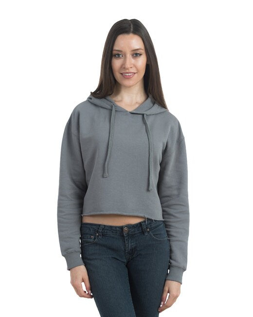 Lane Seven® Ladies' Cropped Fleece Hoodie