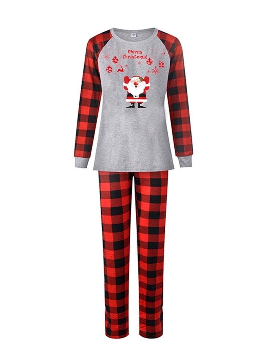Pumpkin Printed Christmas Pajamas Outfits