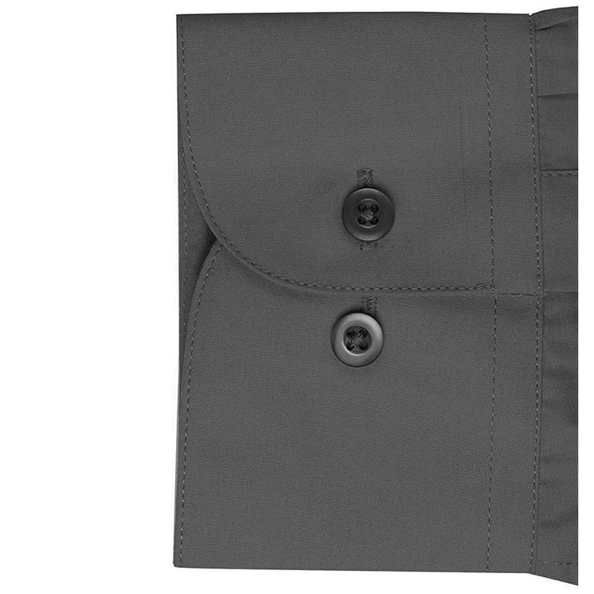 চারকোল স্লিম ফিট লম্বা হাতা পোলো শার্ট