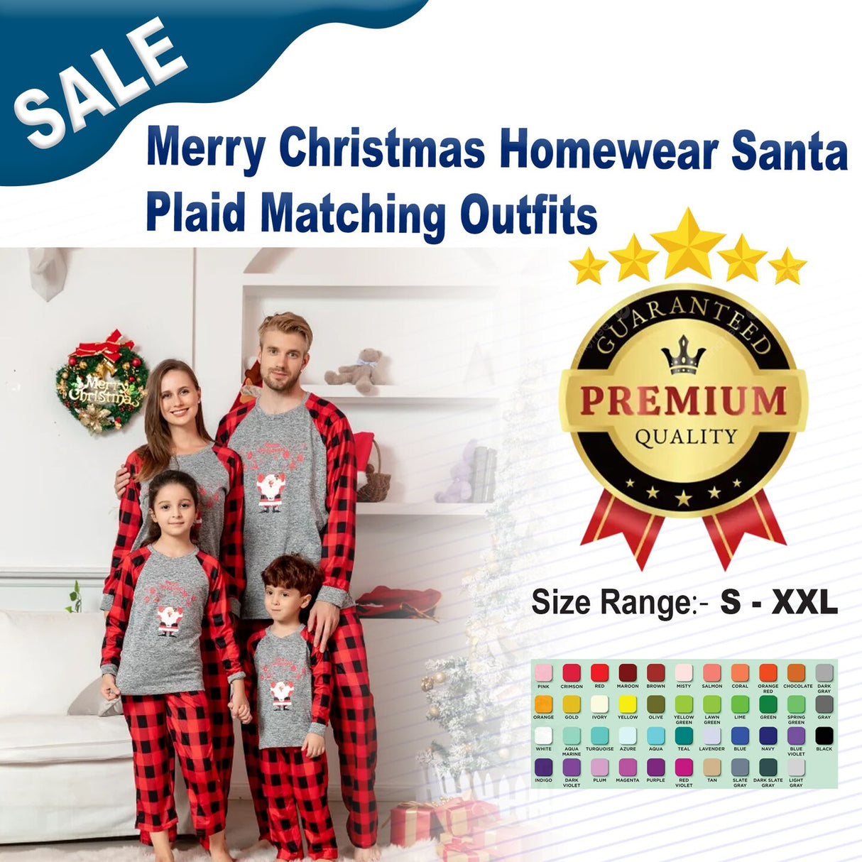 Pumpkin Printed Christmas Pajamas Outfits