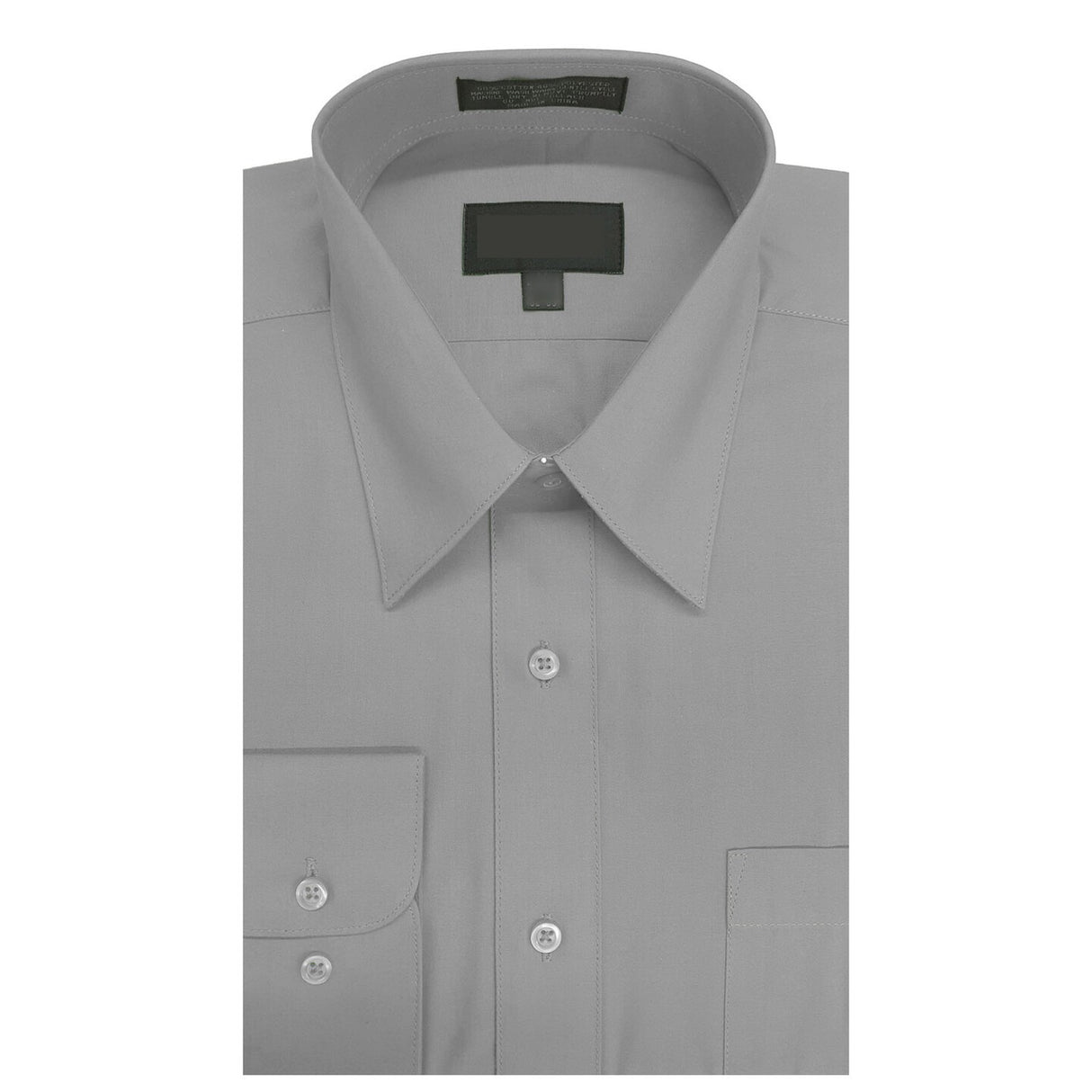 Light Grey Long Sleeve Polo Shirt