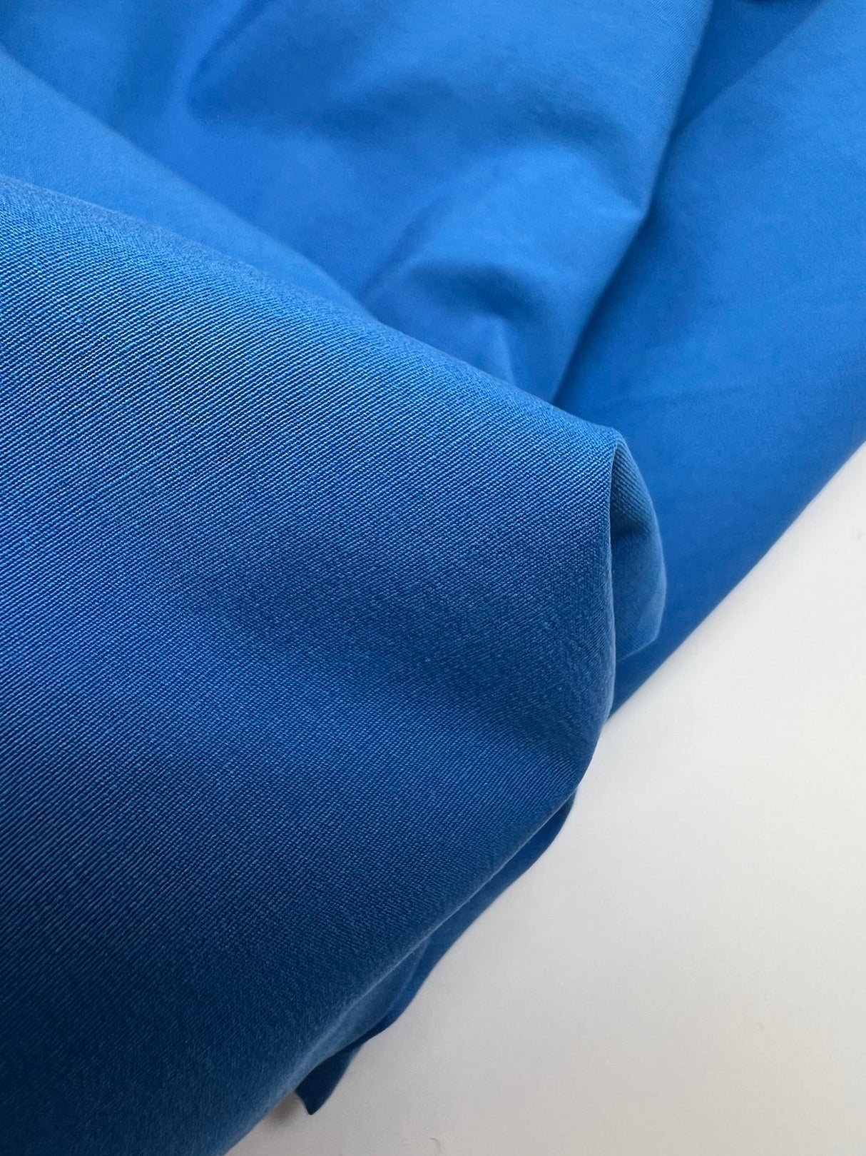 Cotton Elastane Woven Blue