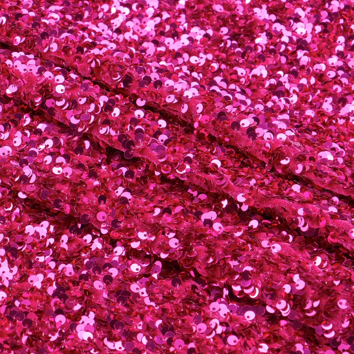 Duchess Stretch Velvet Sequin Polyester Spandex Fabric - Embroidered Sequins, 46/47" Width, 2-Way Stretch (1 Yard)