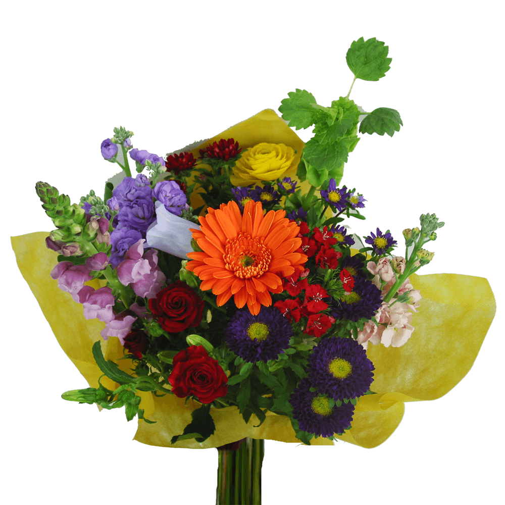 European Style Fresh Flower Bouquets Mixed Floral Arrangement Pack