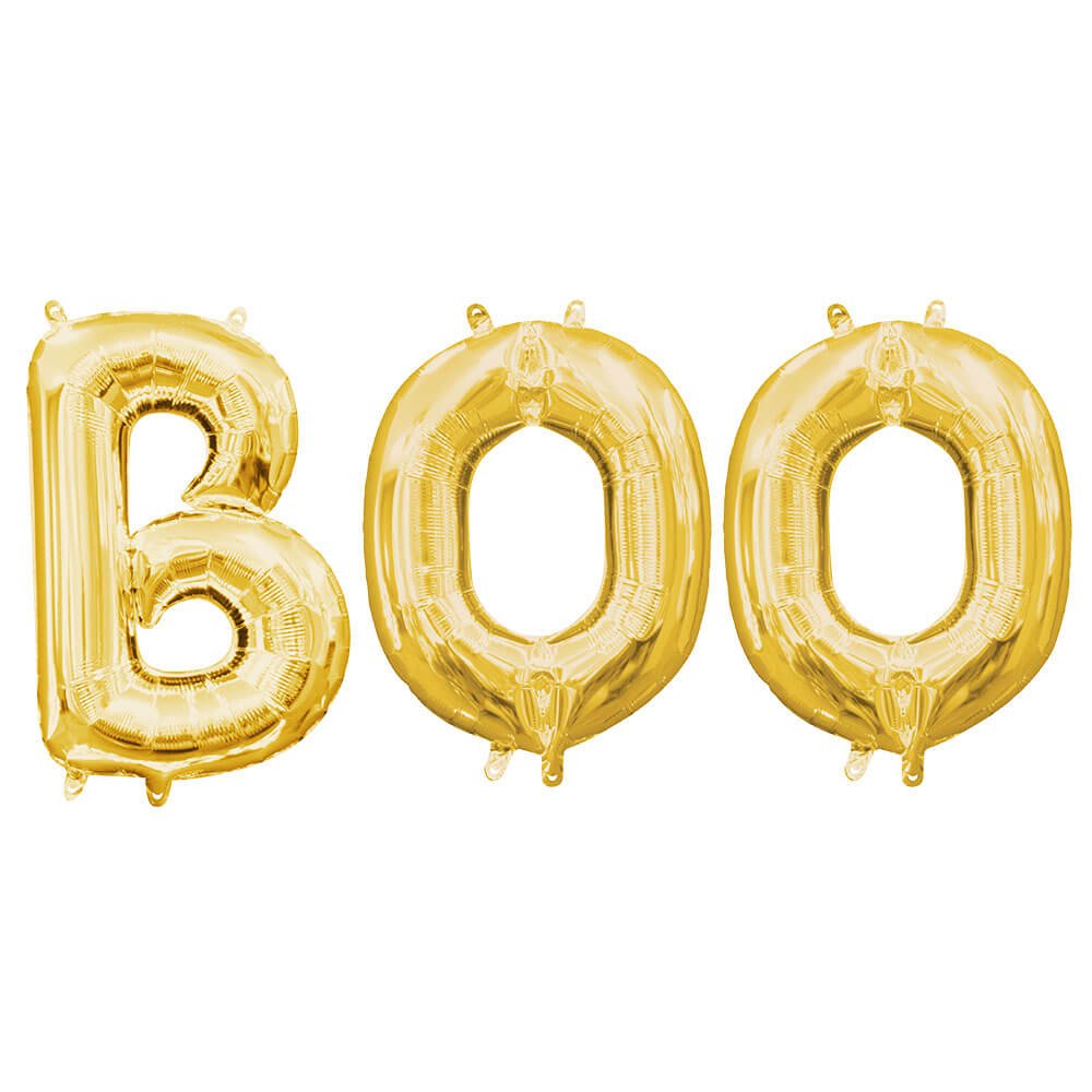 Foil Balloon BOO Letters Kit
