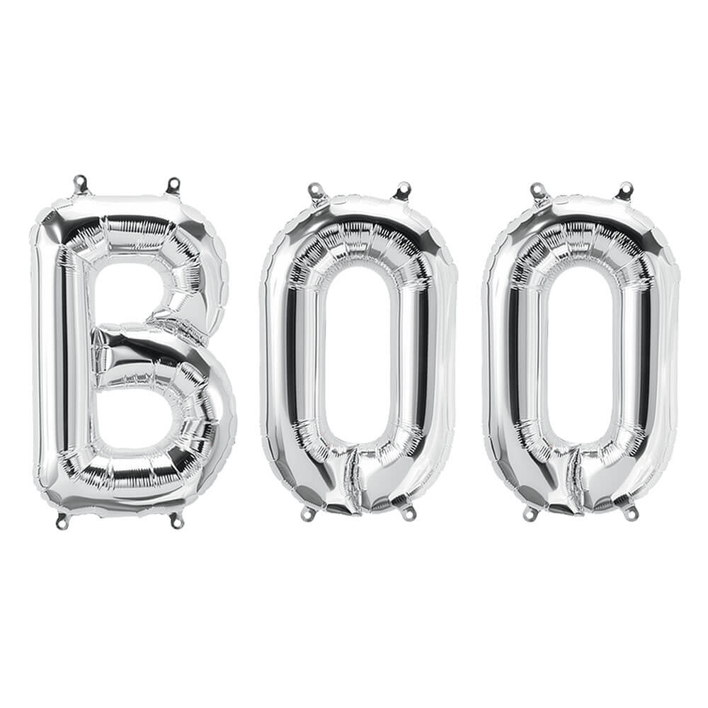 Foil Balloon BOO Letters Kit