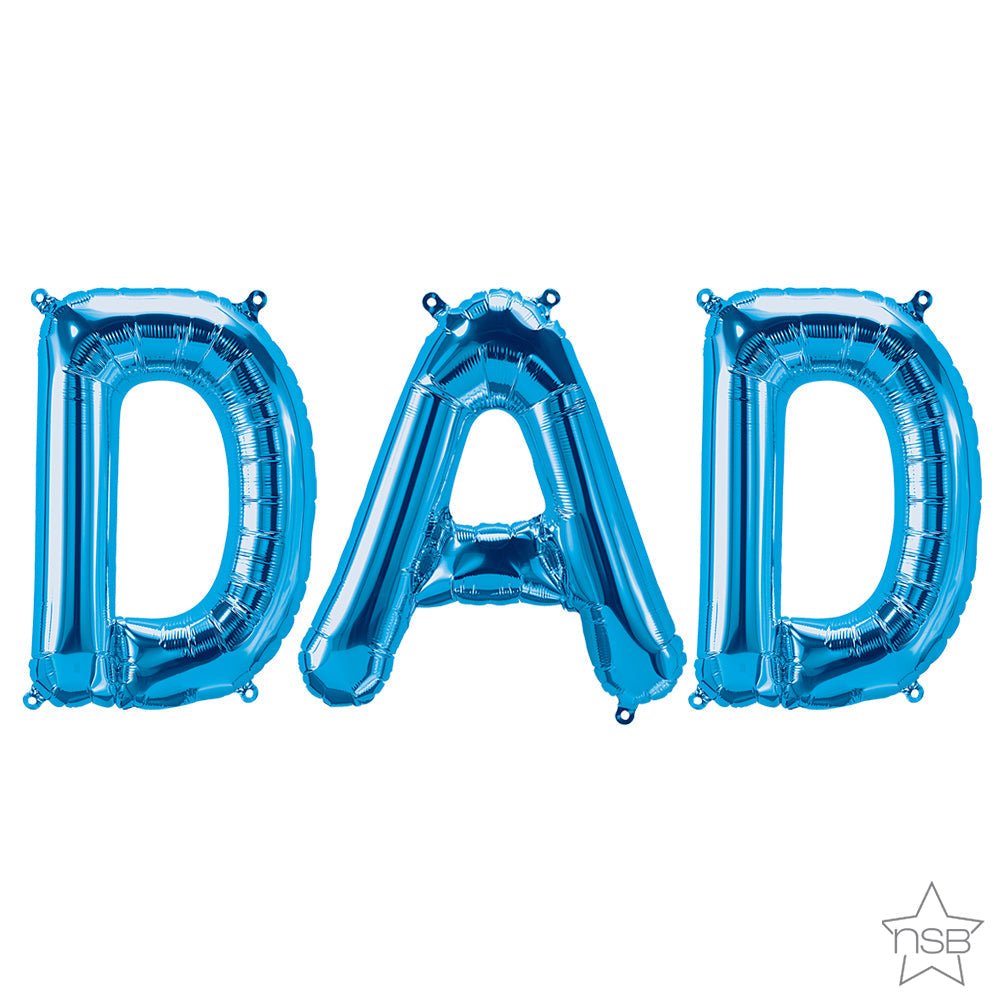 Foil Balloon DAD Letters Kit
