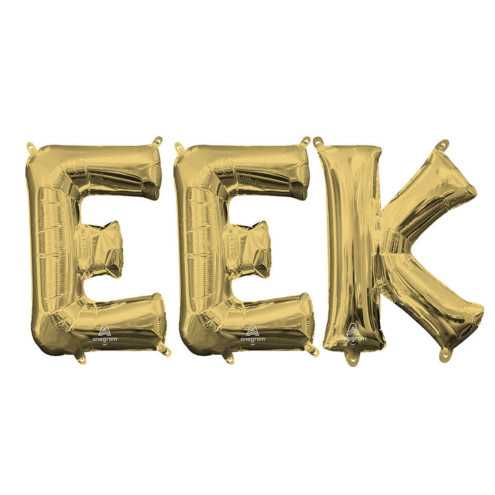 Foil Balloon EEK Letters Kit