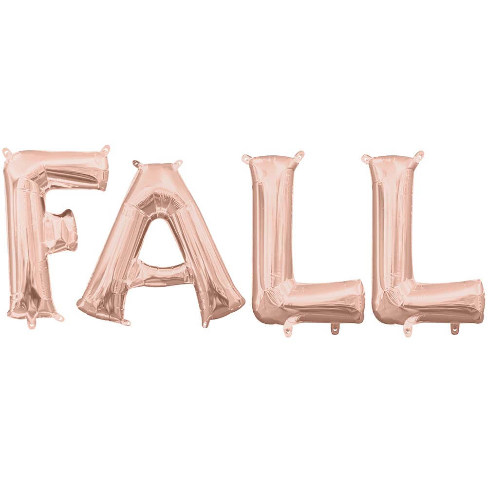 Foil Balloon FALL Letters Kit