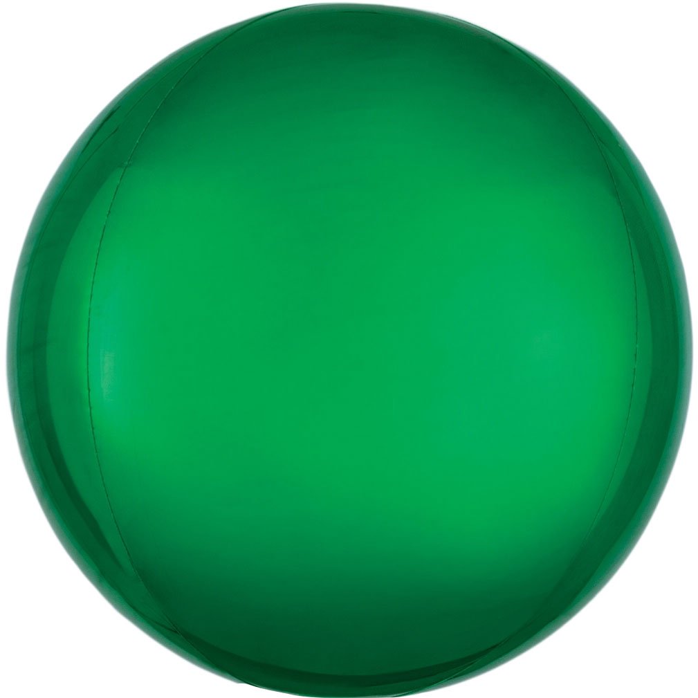 Green Orbz Foil Balloon