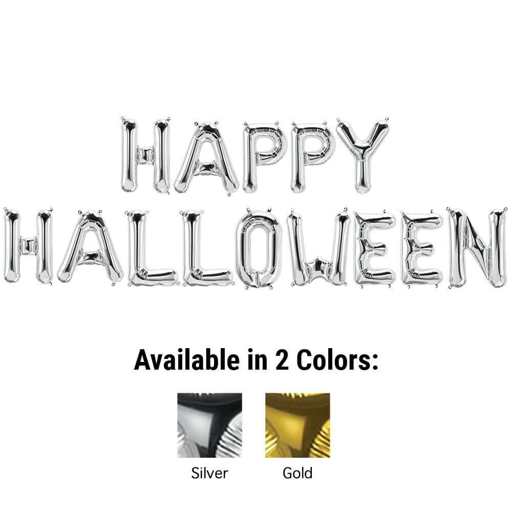 Foil Balloon Happy Halloween Letters Kit