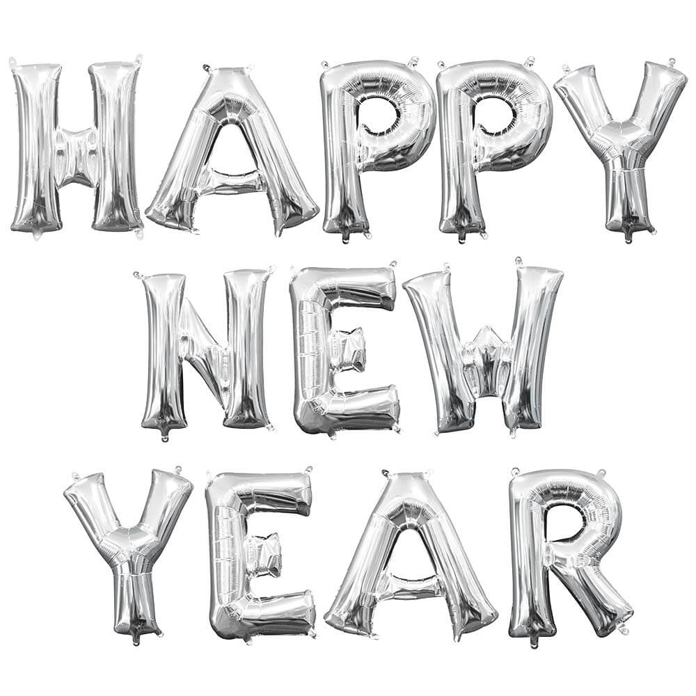 Foil Balloon Happy New Year Letters Kit