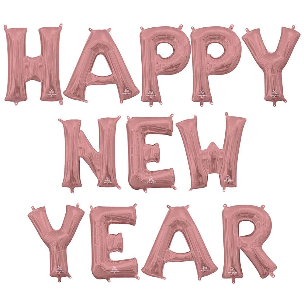 Foil Balloon Happy New Year Letters Kit