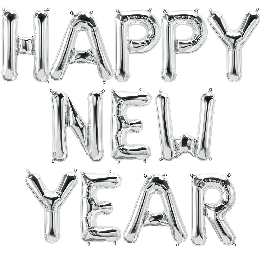 Foil Balloon HAPPY NEW YEAR Letters Kit